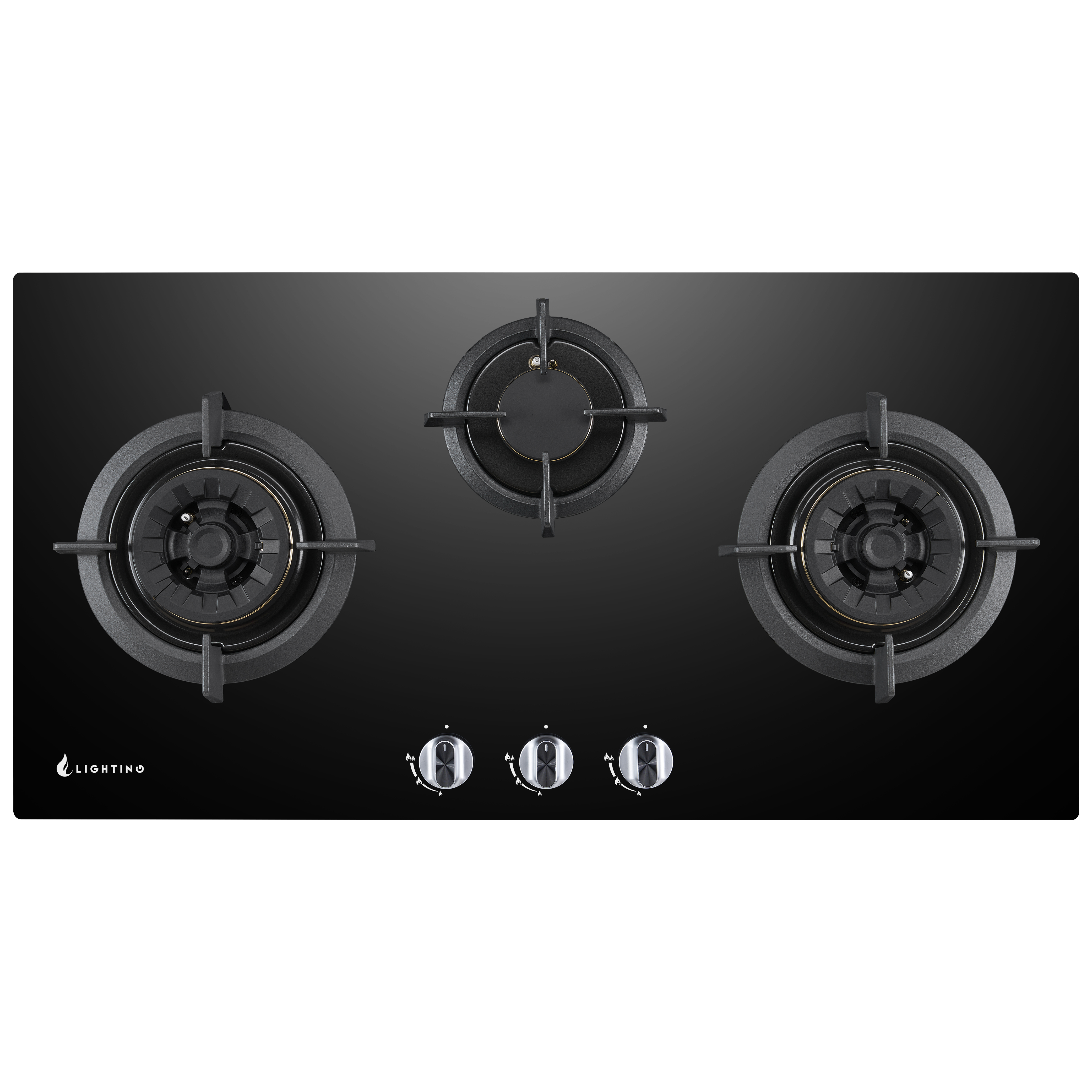 LIGHTING | LGC72CNB-L Built-in three burner gas hob (LP gas)